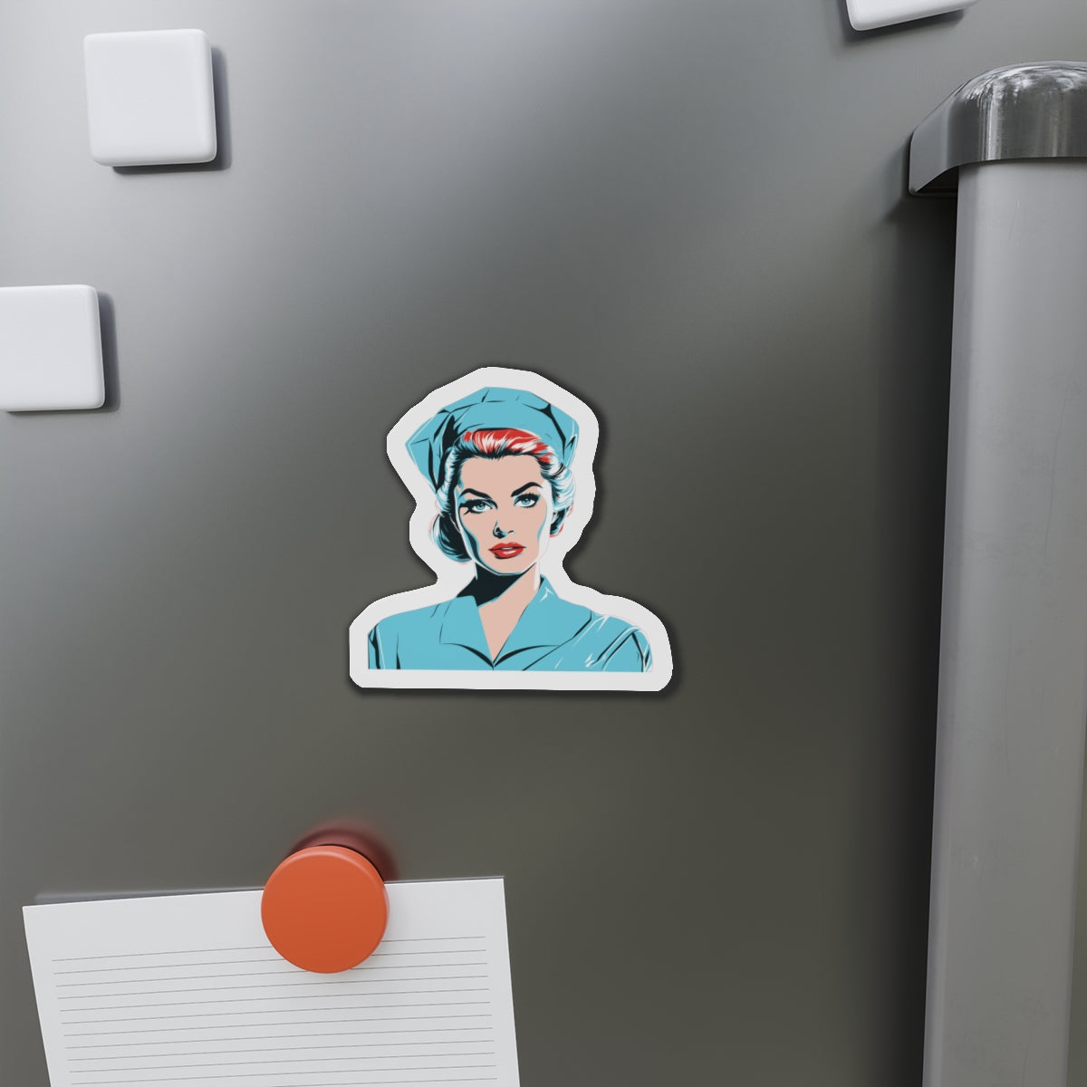 The Nurse Die-Cut Magnets