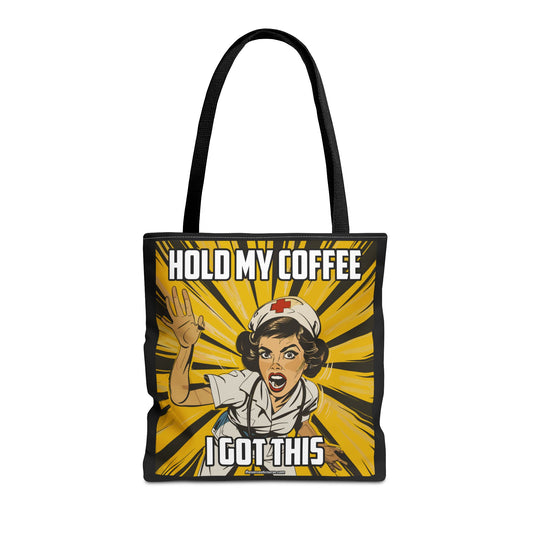 Tired Nurse’s Survival Tote: Laptop, Coffee Optional. Sass Included
