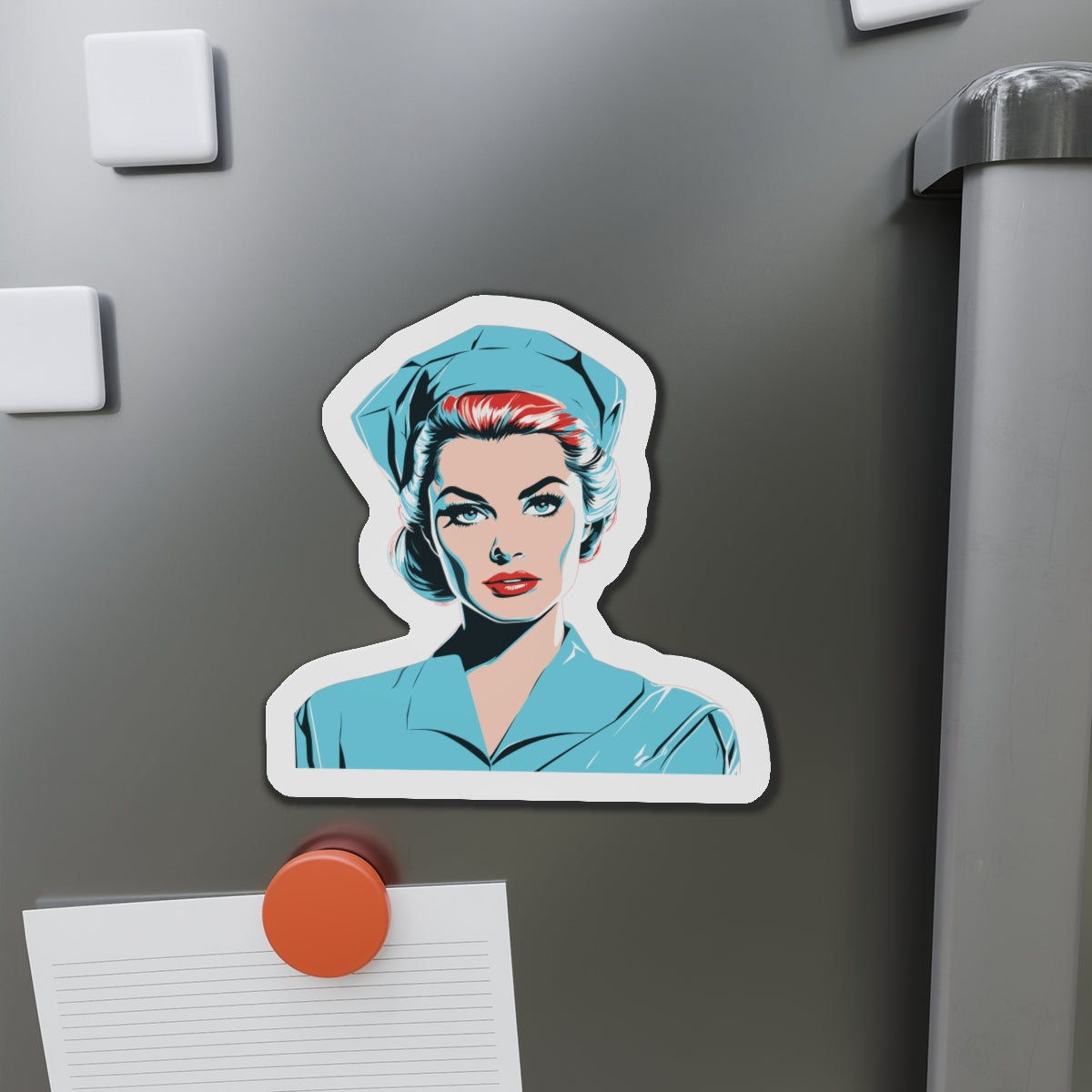 The Nurse Die-Cut Magnets