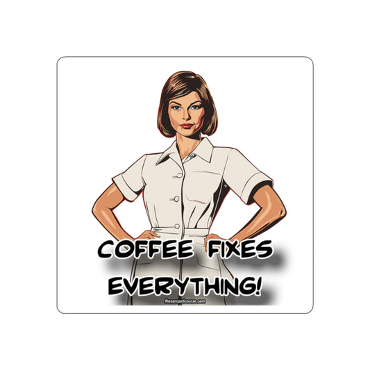 Emergency Protocol: Administer Coffee Stat Sticker