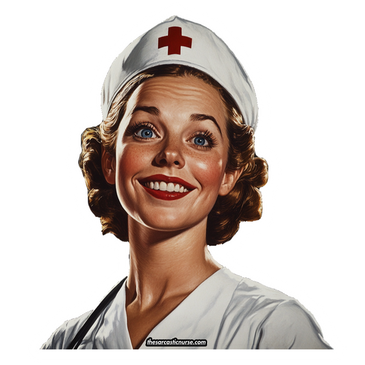 Nurse Sunshine, Nothing Can Bring Her Down Sticker